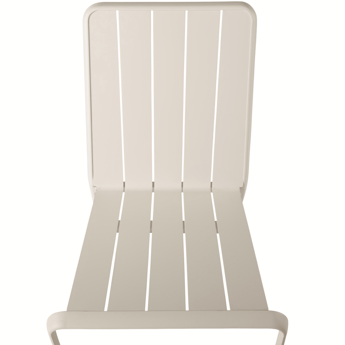 NATERIAL IDAHO FULL ALUMINIUM BEIGE DINING CHAIR