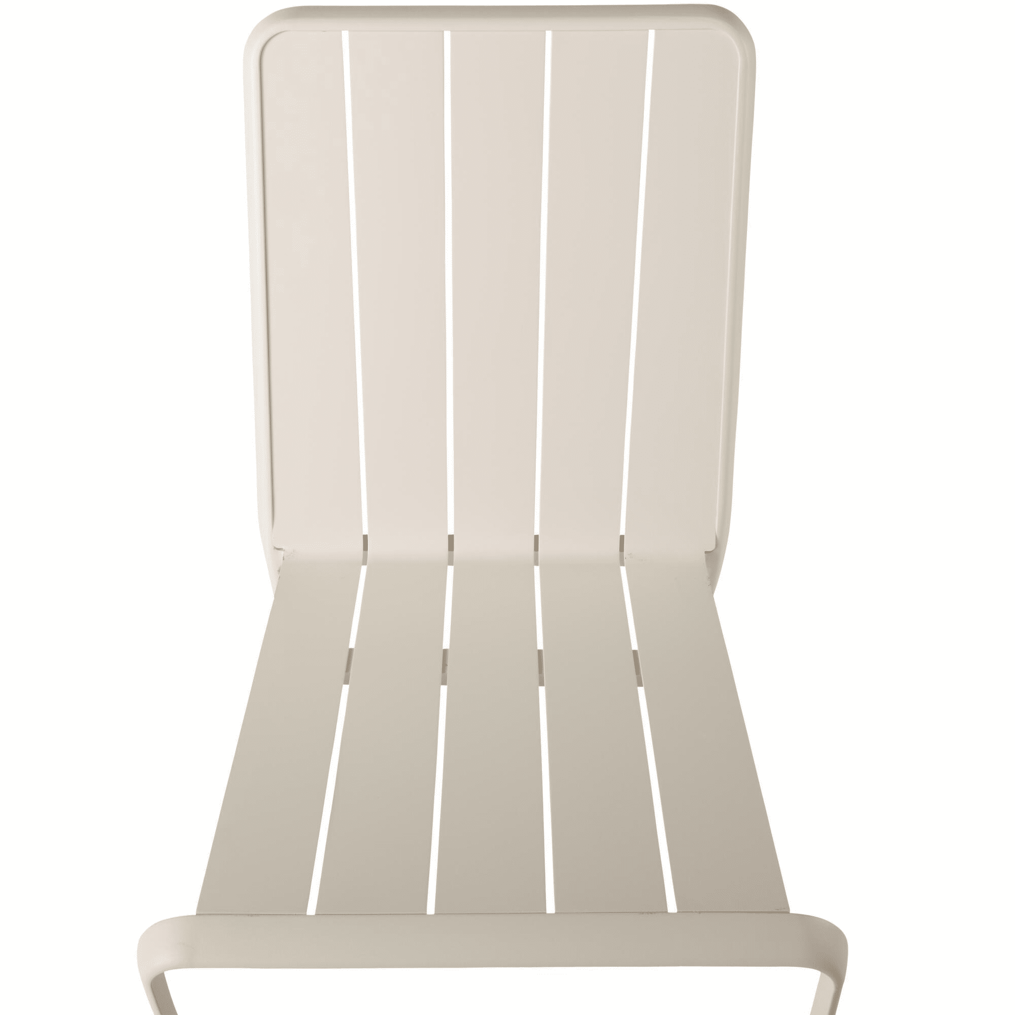 NATERIAL IDAHO FULL ALUMINIUM BEIGE DINING CHAIR