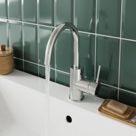 LOA WASHBASIN MIXER HIGH SPOUT CHROME