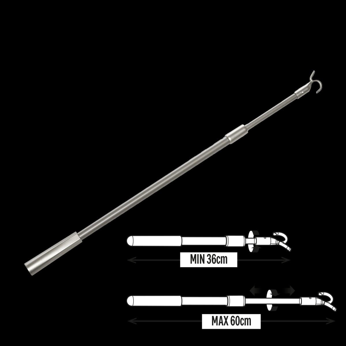 Bricocenter TIRATENDA ESTENSIBILE GRIGIO 36-60CM
