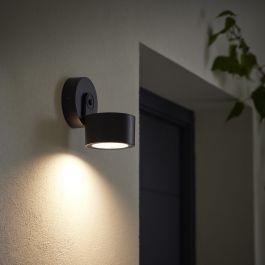 ORTEGA ALUMINIUM WALL LIGHT BLACK D10XH9 CM GX53=25W ADJUSTABLE IP44