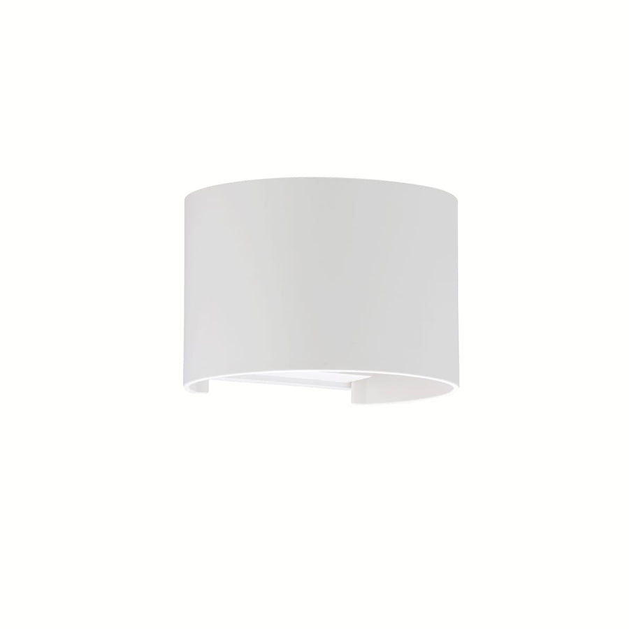 Bricocenter APPLIQUE ROXBURY ALLUMINIO BIANCO 13.7X11.7X9.5CM LED 6W LUCE NATURALE IP54