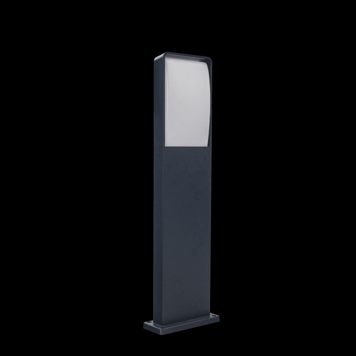 Bricocenter ALOGA ALUMINIUM STREET LAMP GREY 20X8XH65CM LED 14W 1900LM NATURAL LIGHT IP54