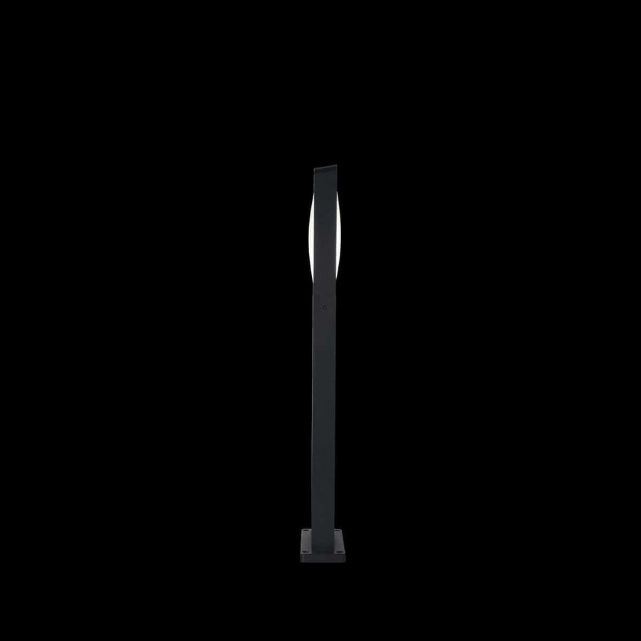 Bricocenter ALOGA ALUMINIUM STREET LAMP GREY 20X8XH65CM LED 14W 1900LM NATURAL LIGHT IP54