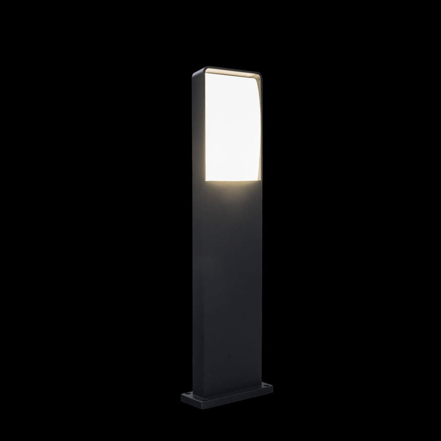 Bricocenter ALOGA ALUMINIUM STREET LAMP GREY 20X8XH65CM LED 14W 1900LM NATURAL LIGHT IP54
