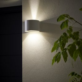 ROXBURY ALUMINUM WALL SCONCE WHITE 13.7X11.7X9.5CM LED 6W NATURAL LIGHT IP54