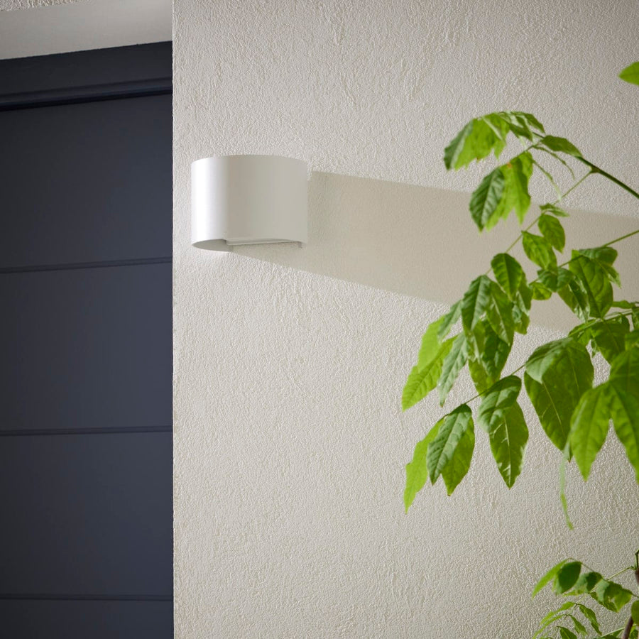Bricocenter APPLIQUE ROXBURY ALLUMINIO BIANCO 13.7X11.7X9.5CM LED 6W LUCE NATURALE IP54