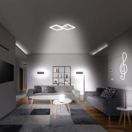 KENSHI CEILING LIGHT 52.5XH6 CM 20W RGBW