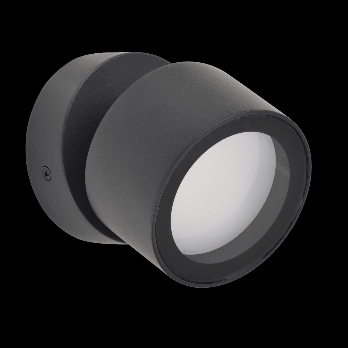 Bricocenter ORTEGA ALUMINIUM WALL LIGHT BLACK D10XH9 CM GX53=25W ADJUSTABLE IP44