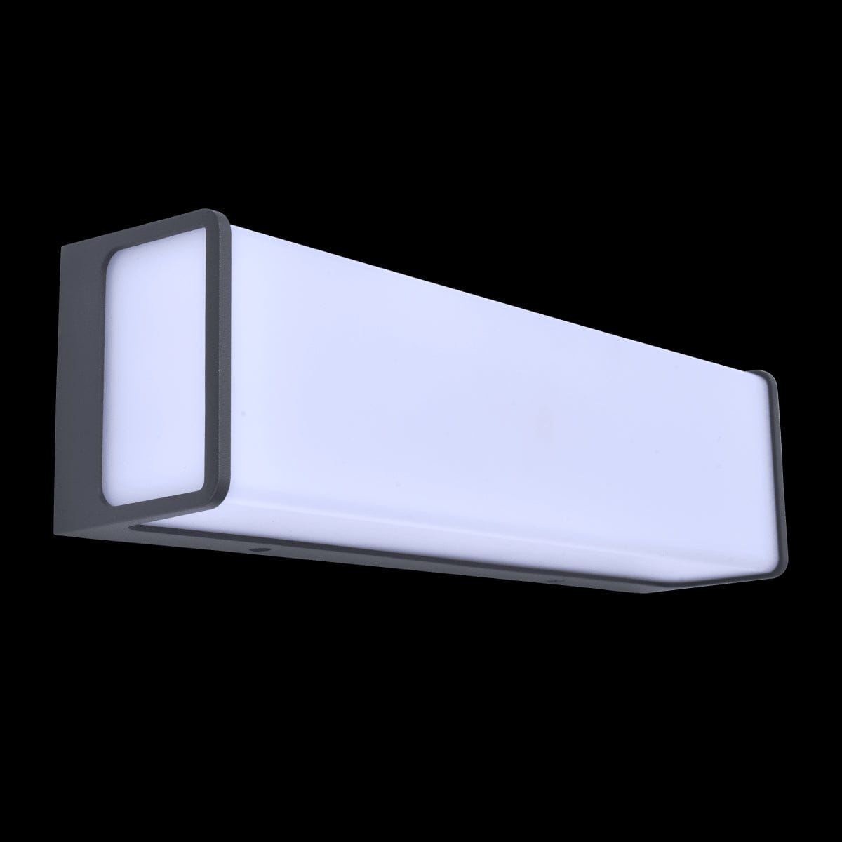 Bricocenter TELIN ALUMINUM ANTHRACITE WALL SCONCE 35X8X10CM LED 34W NATURAL LIGHT IP44
