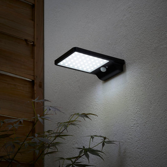 APPLIQUE SOLARE PALMS PLASTICA NERO LED 3,5W DIMMERABILE IP44