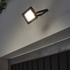 YONKERS PROJECTOR ALUMINIUM GREY 11.5X6.5 CM LED 10W NATURAL LIGHT IP65