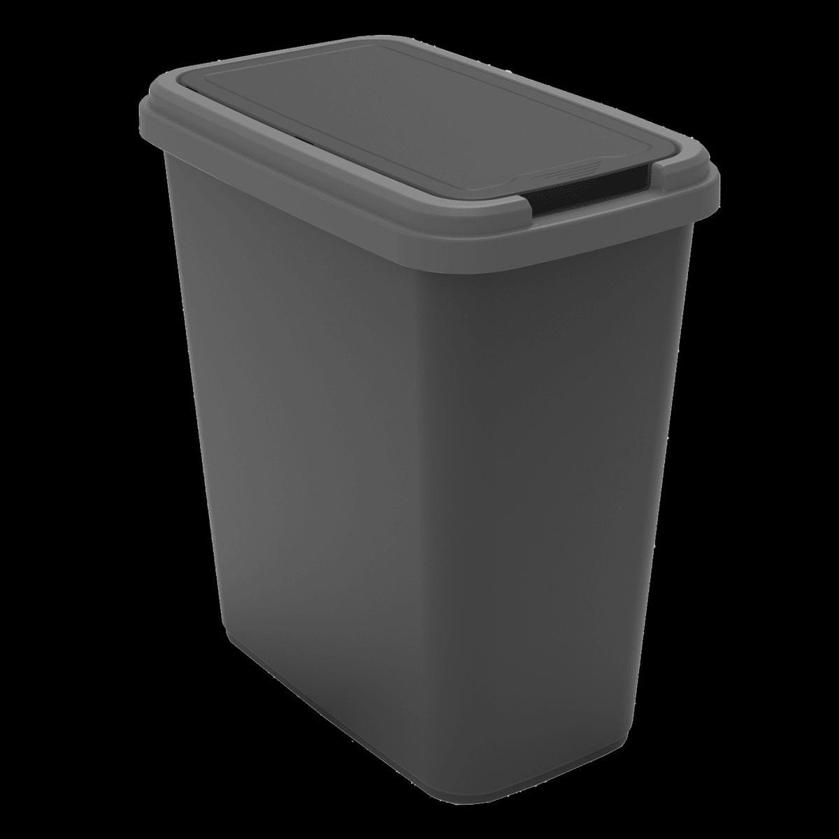 Bricocenter DUSTBIN GARBAGE CAN 25L- DELINIA - SWING BLACK - PLASTIC