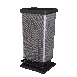 40L DUSTBIN - DELINIA - SIMPLA CARBONE - PLASTIC