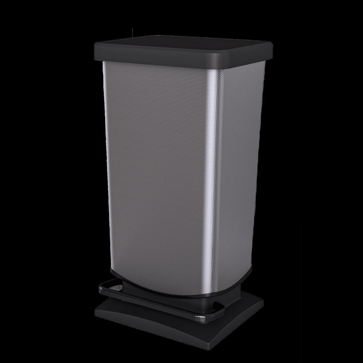 40L DUSTBIN - DELINIA - SIMPLA CARBONE - PLASTIC