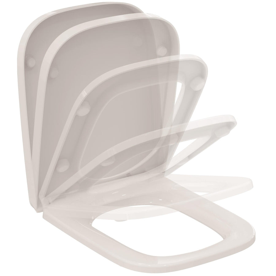 Wc seat i life b wraparound slow-motion white