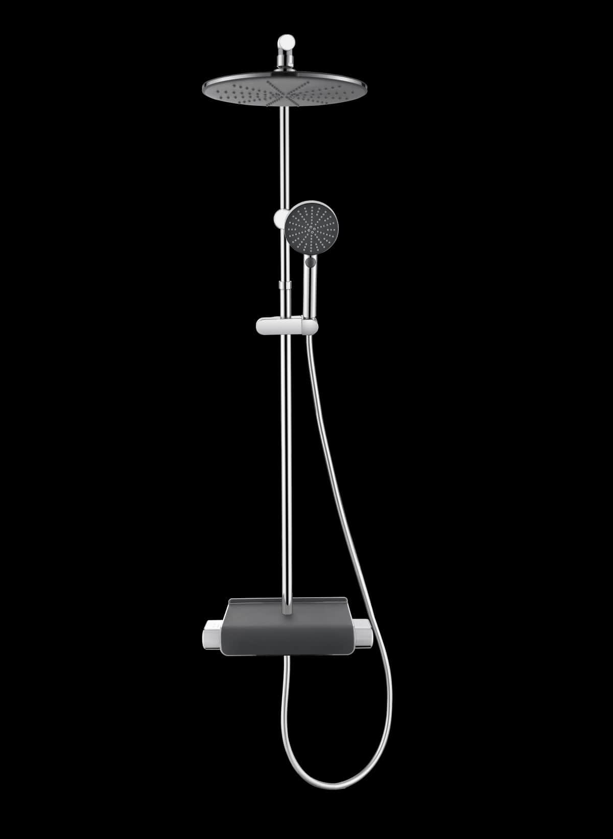 Bricocenter KIT DOCCIA NEW EASY CROMATO CON TERMOSTATICO SENSEA
