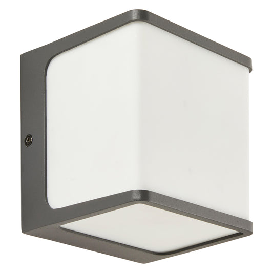 TELIN ALUMINUM WALL SCONCE SILVER 11X11X10CM LED 14.2W NATURAL LIGHT IP54