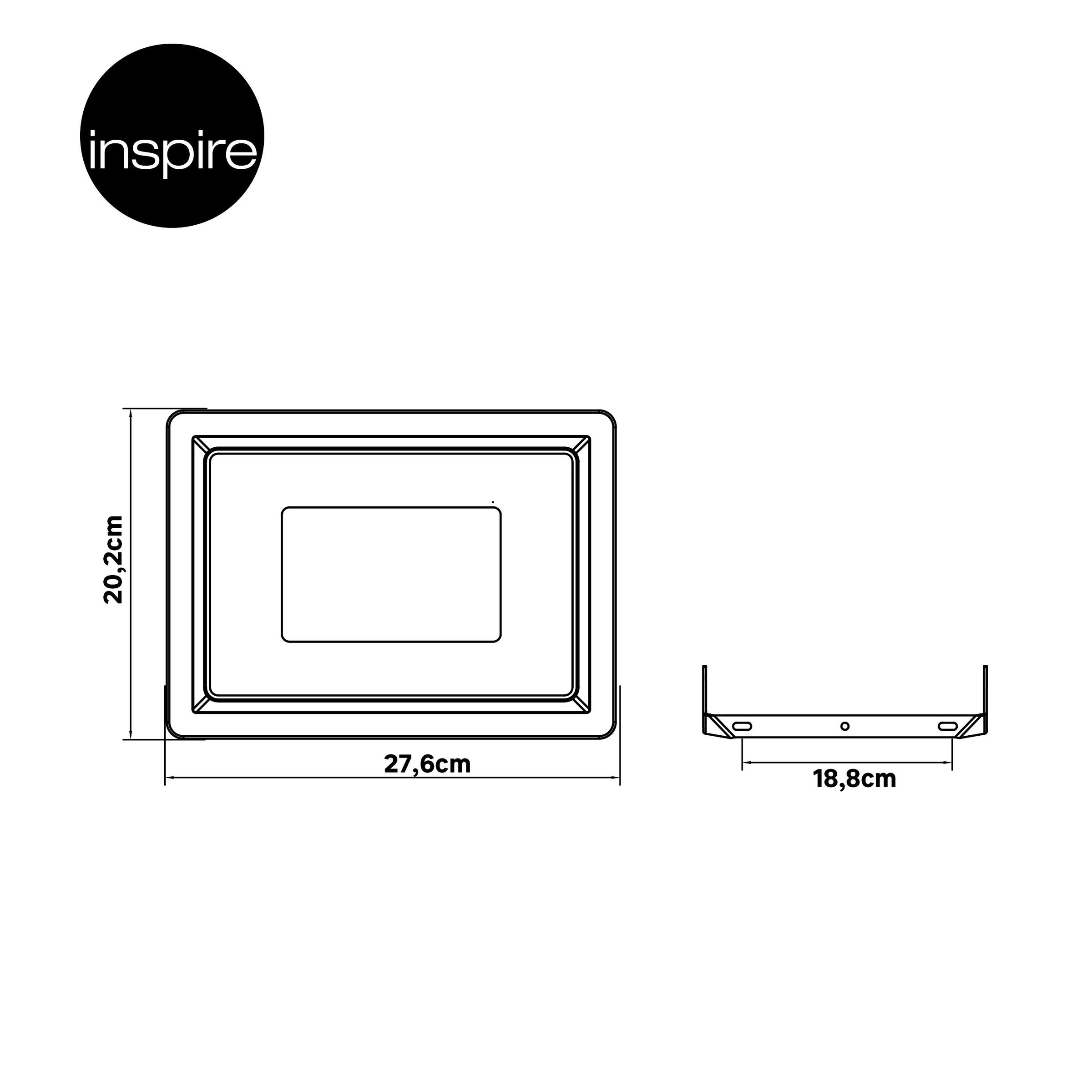 YONKERS ALUMINIUM PROJECTOR GREY LED 100W NATURAL LIGHT IP65