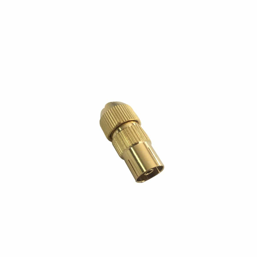 Bricocenter EVOLOGY GOLD FEMALE COAXIAL TV PLUG