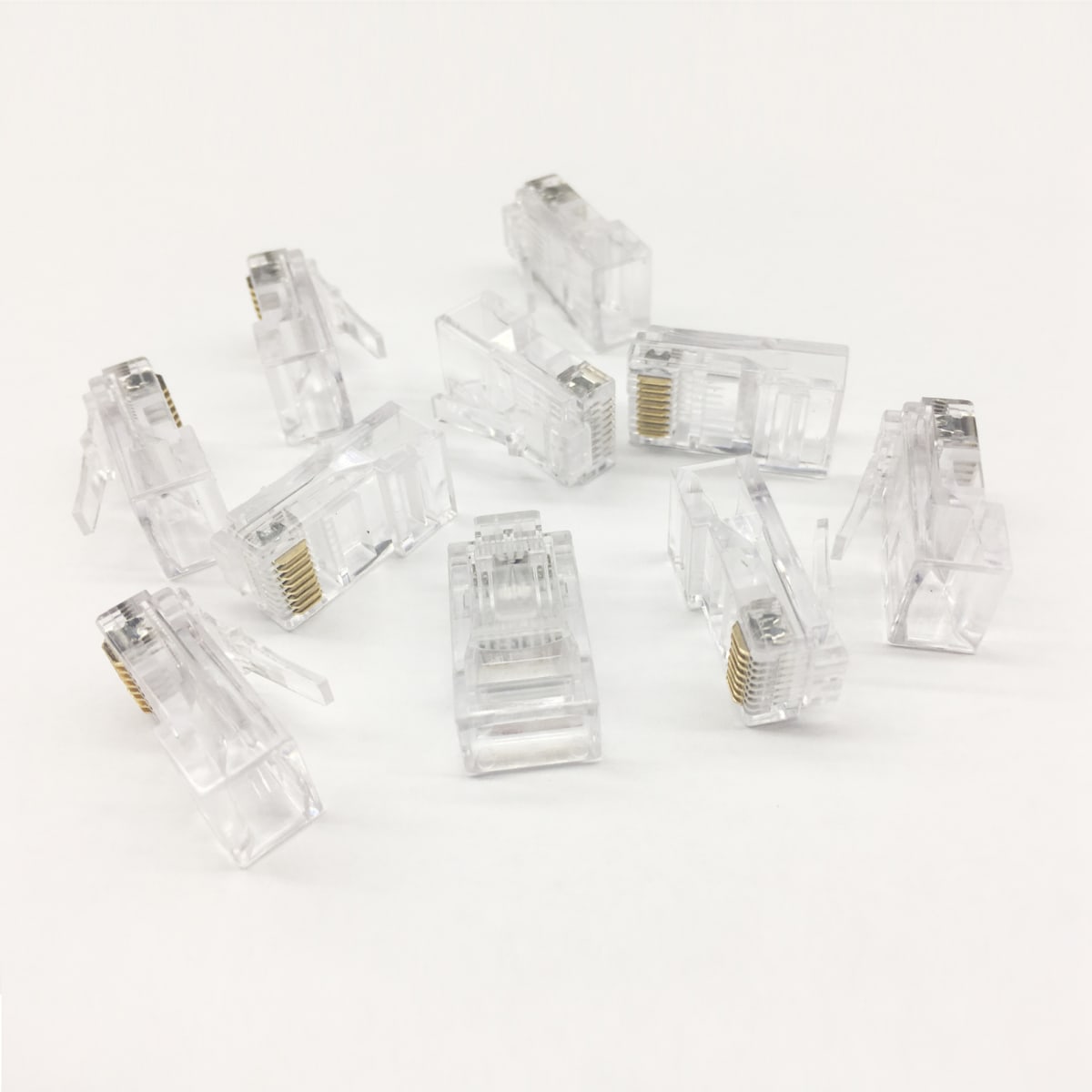 10 RJ45 CAT5 CRIMP CONNECTORS