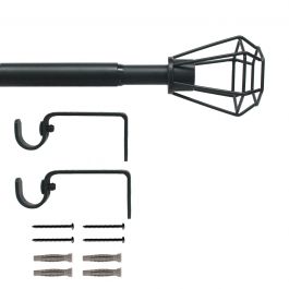 INDUSTRAL RILOGA KIT METAL MATT BLACK 120/210 CM D16/19