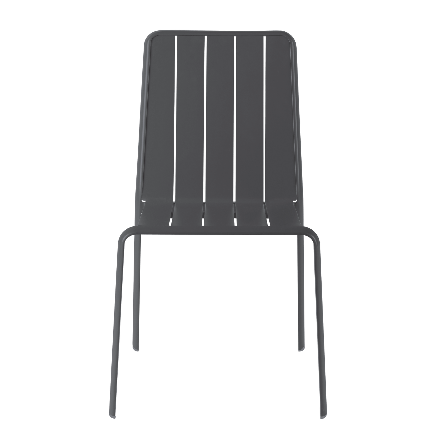 Naterial Idaho full aluminium dining chair in anthracite
