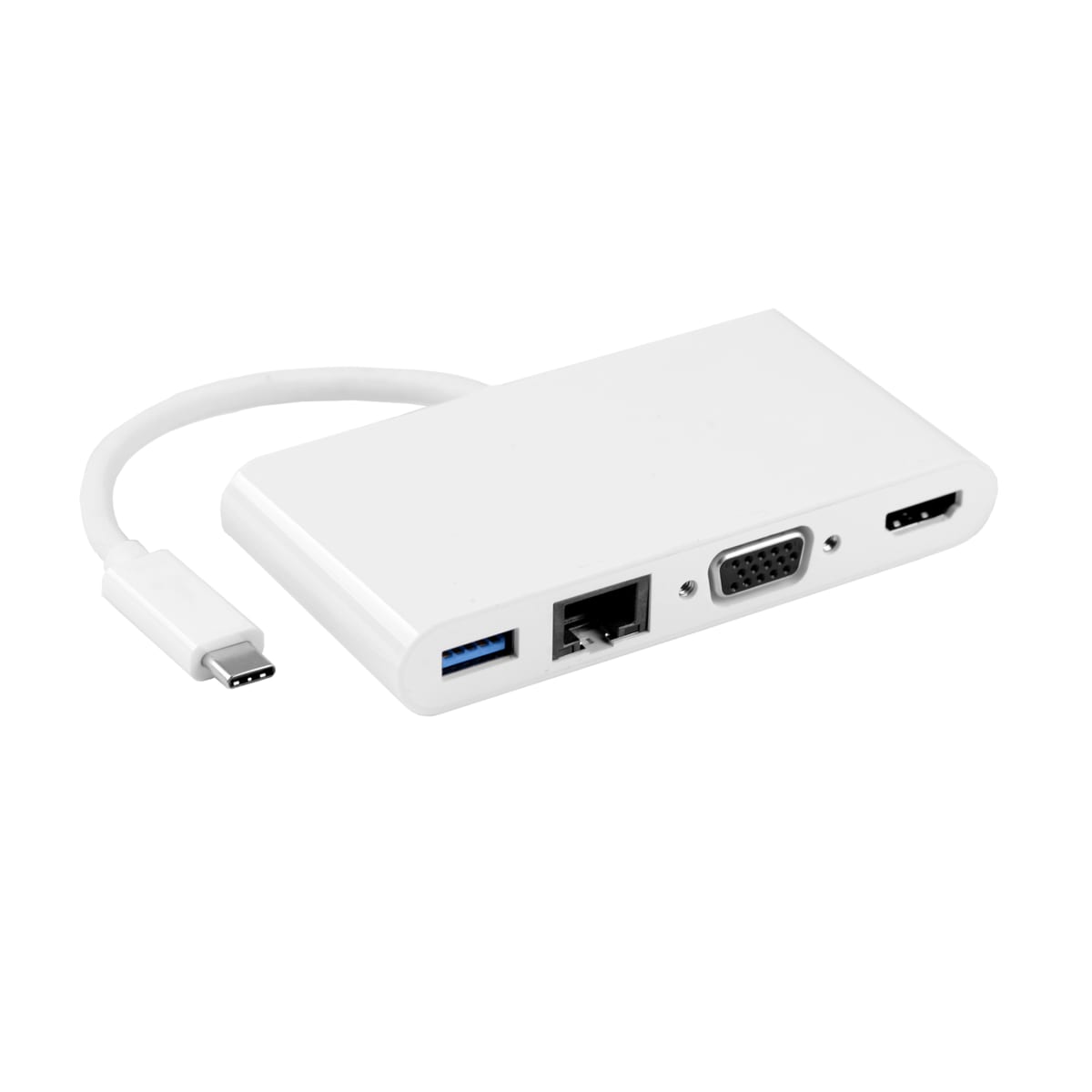 Bricocenter USB ADAPTER TYPE C/RJ45/VGA/HDMI