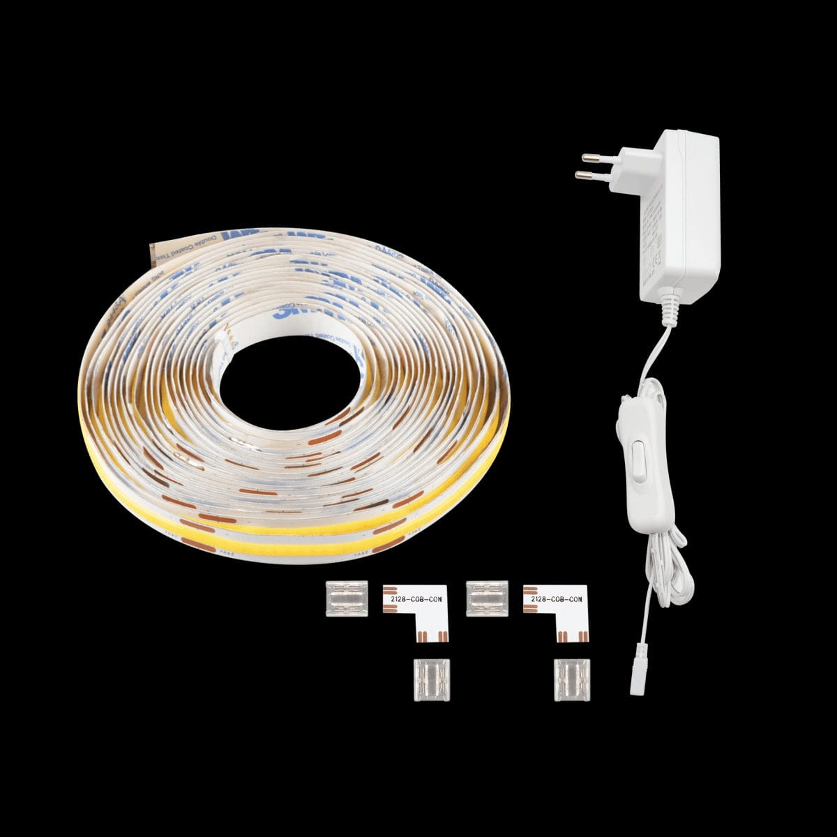 Bricocenter CONTINUOUS LIGHT LED STRIP KIT 5MT NATURAL LIGHT 800LM IP20