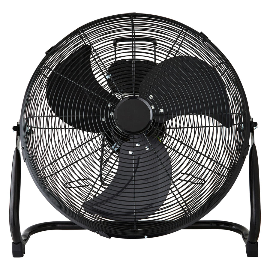 HIGH SPEED 45CM 120W BLACK EQUATION FLOOR FAN