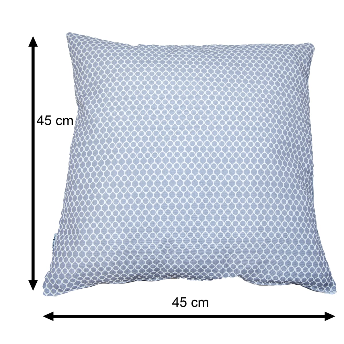 45X45 SPOT BACK PILLOW NATERIAL POLYCOTTON 180G