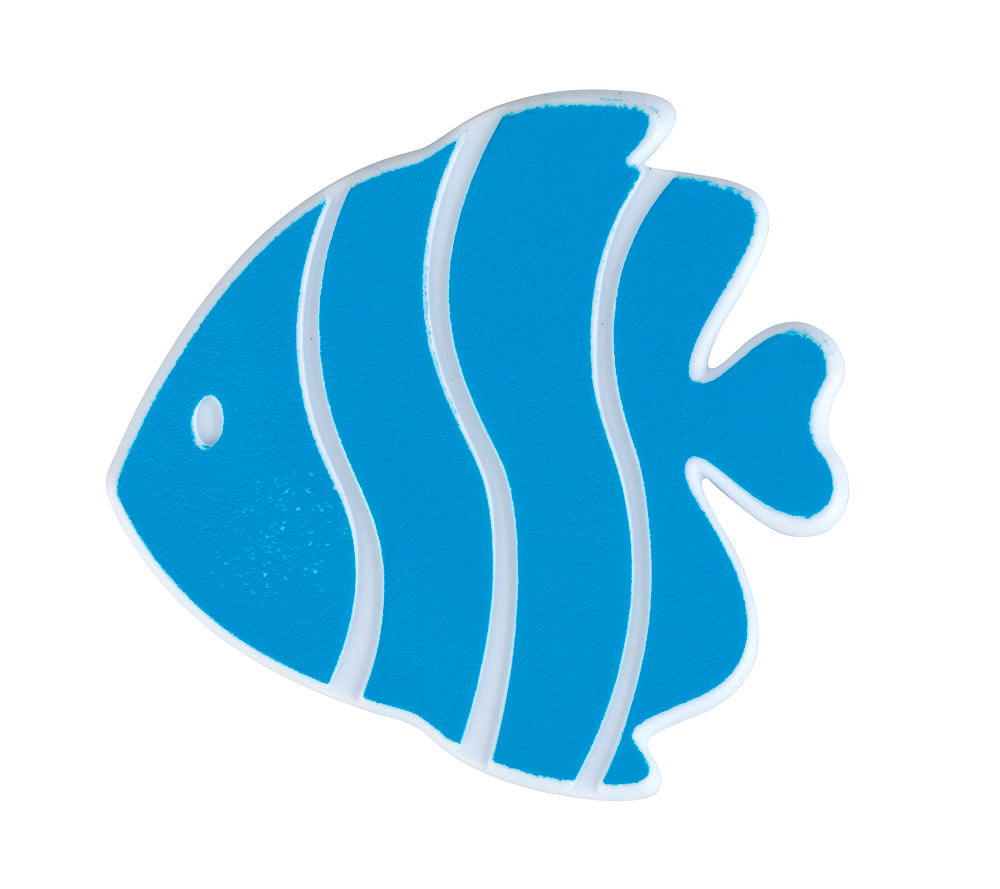 5 BLUE FISH NON-SLIP STICKERS