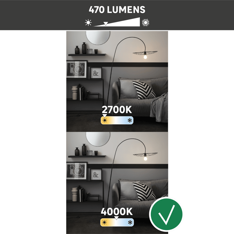 LAMPADINA LED NATULIGHT E27=40W SFERA TRASPARENTE LUCE NATURALE