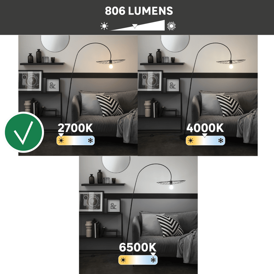 LED BULB E27=60W R80 WARM LIGHT