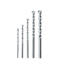 SET 5 CONCRETE DRILL BITS DIAM 4-5-6-8-10.