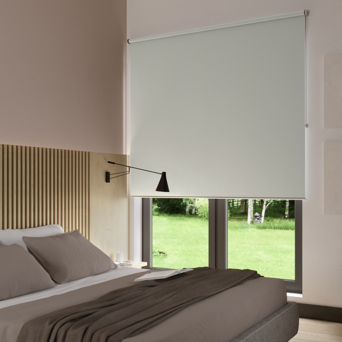 BOSSA WHITE OCCULTING ROLLER BLIND 180X250CM