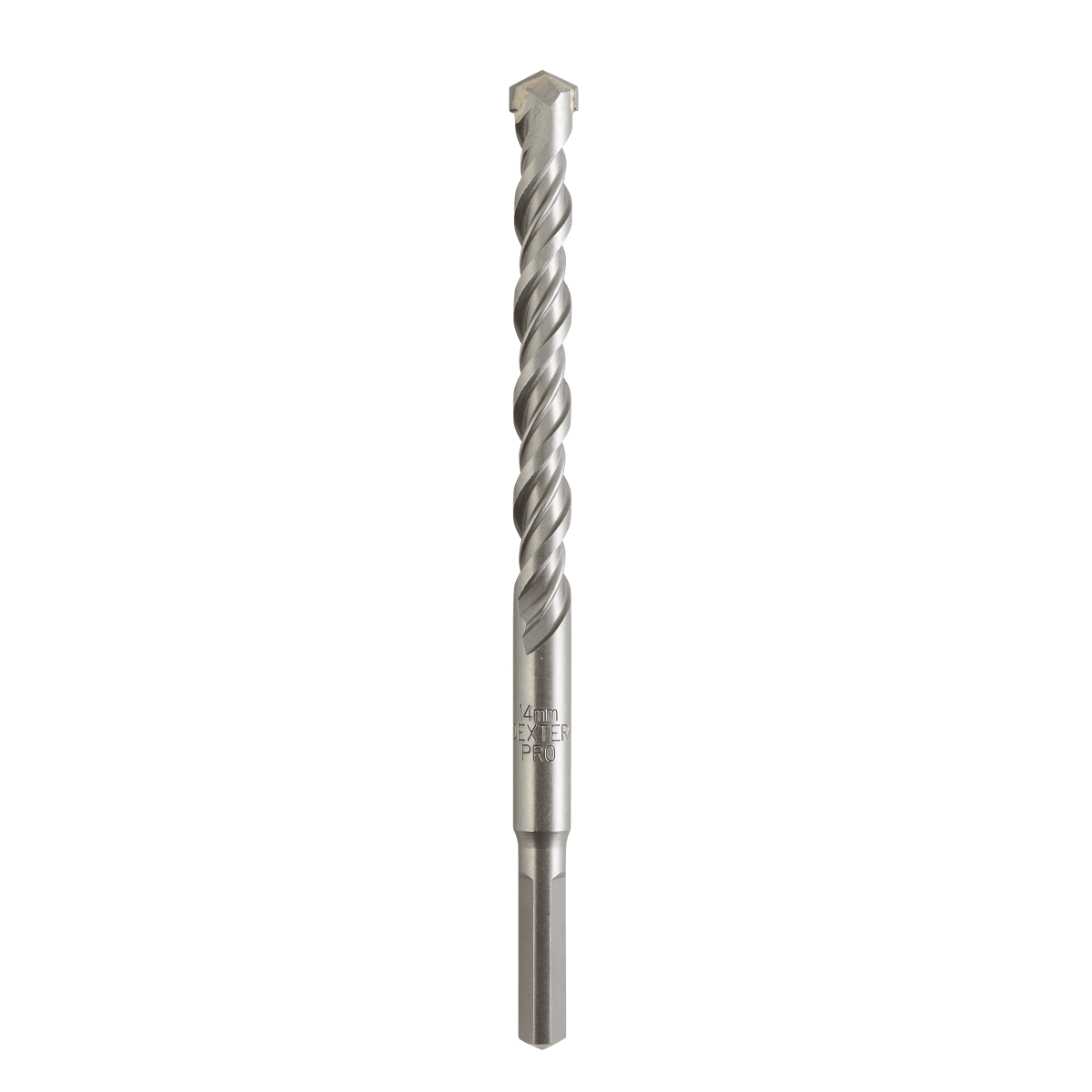 DEXTER PRO CONCRETE DRILL BIT DIAM 14MM, LENGTH 200MM, TRIANGULAR ATTACHMENT