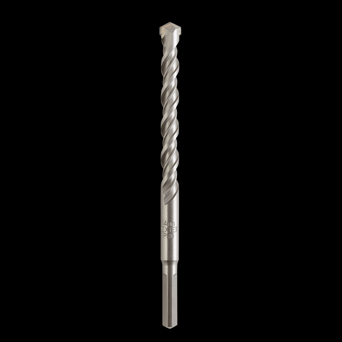 DEXTER PRO CONCRETE DRILL BIT DIAM 14MM, LENGTH 200MM, TRIANGULAR ATTACHMENT