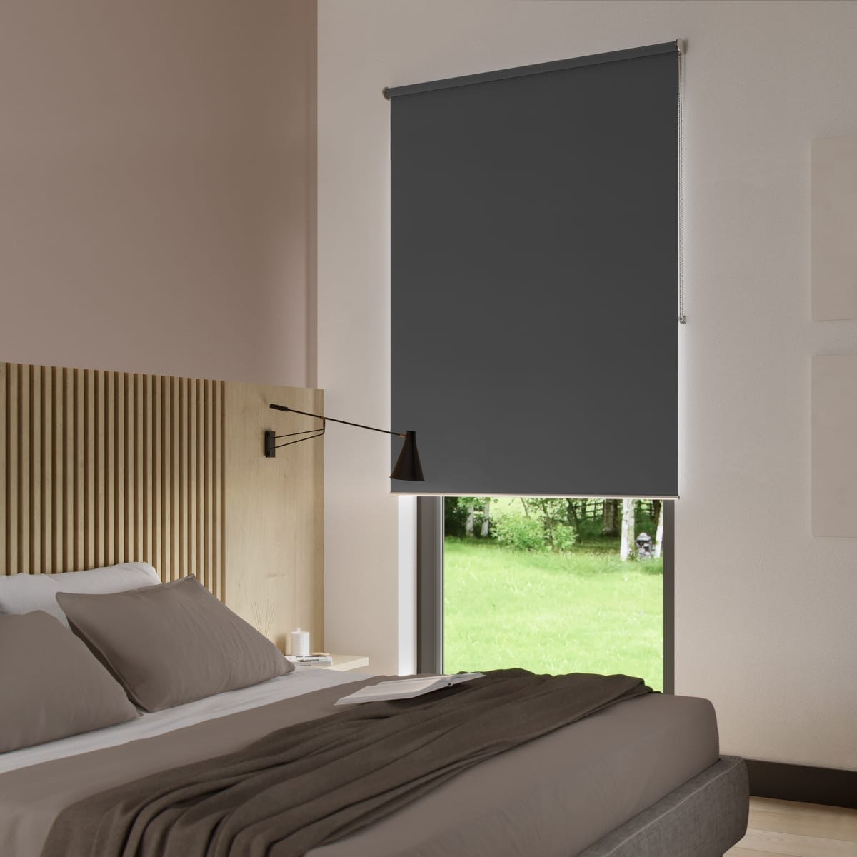 Bricocenter BOSSA ROLLER BLIND DARK GREY 90X250CM