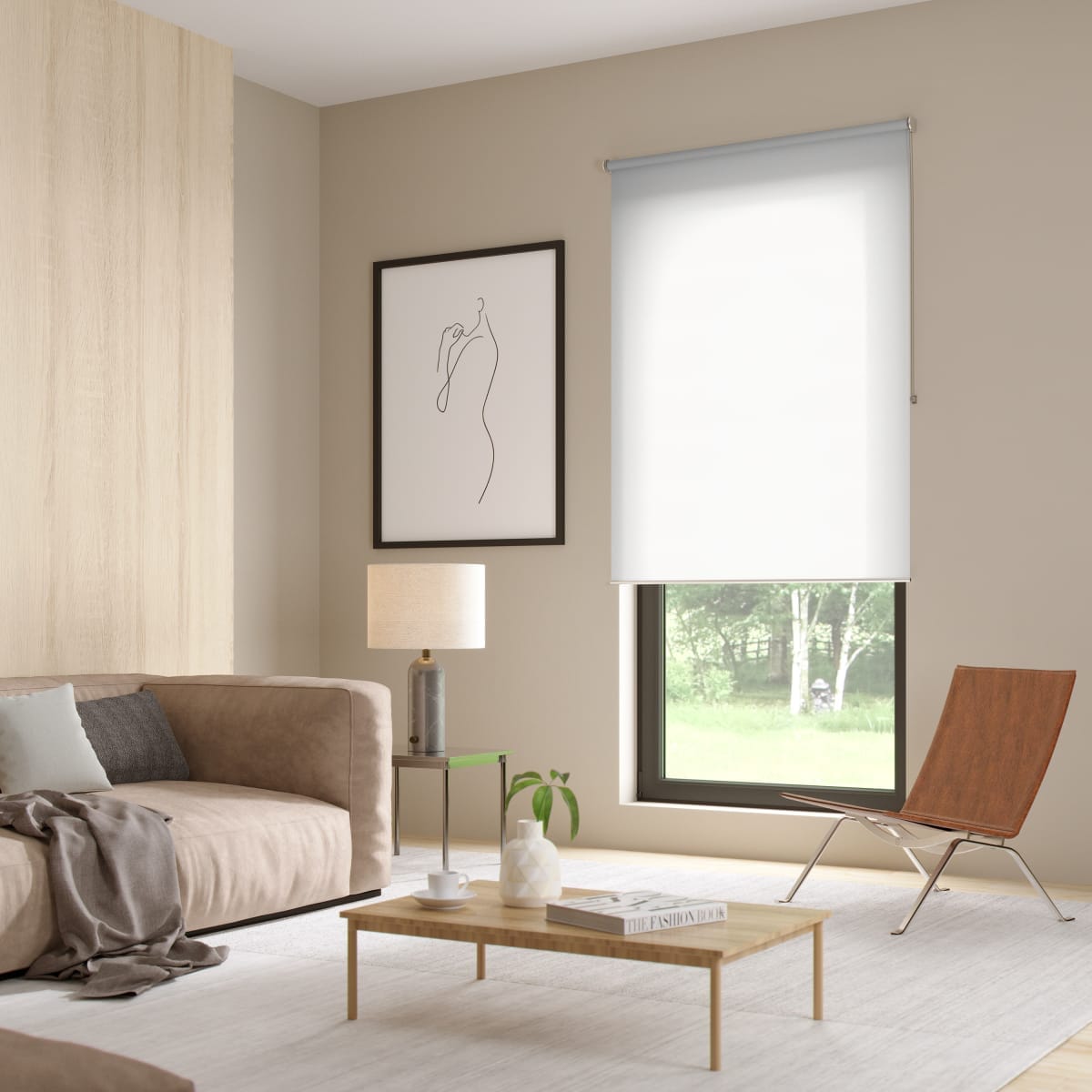 Bricocenter SAMBA WHITE FILTER ROLLER BLIND 45X190CM