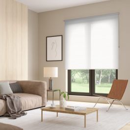 SAMBA WHITE FILTER ROLLER BLIND 120X250CM