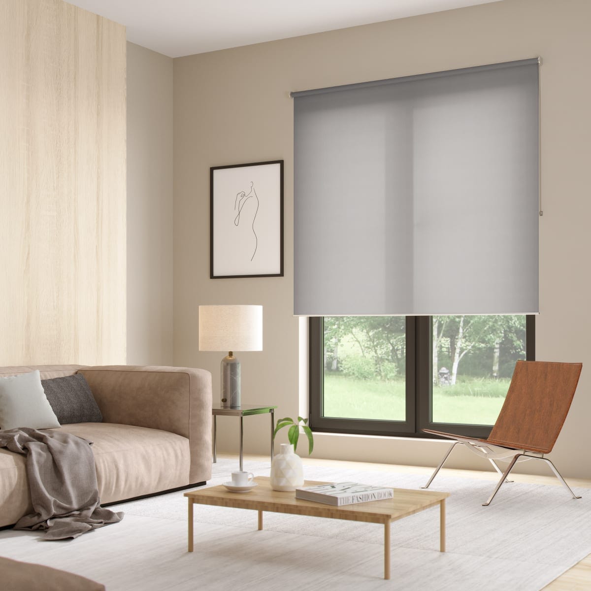 Bricocenter SAMBA GREY GRANITE FILTER ROLLER BLIND 120X250CM