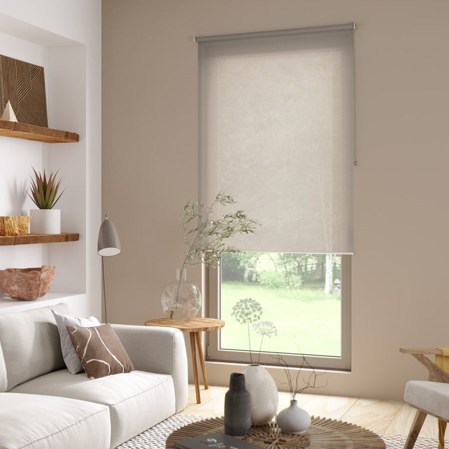 Tenda a rullo samba  filtrante tortora 120x250