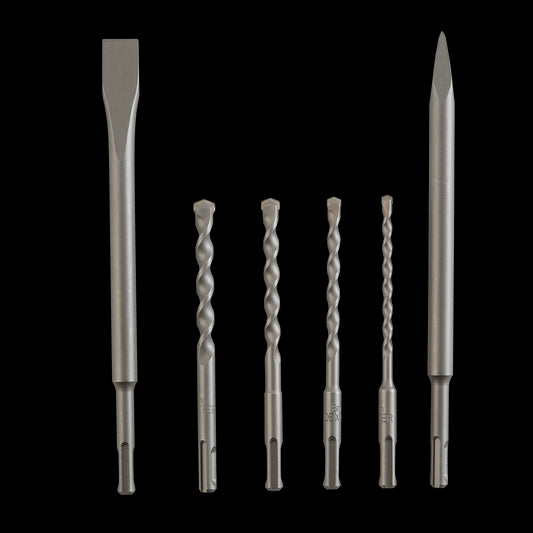 DEXTER CONCRETE DRILL BIT SET, SCAL 6-12MM 6P SDS PLUS CONNECTION