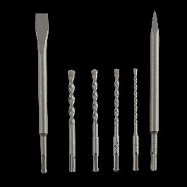DEXTER CONCRETE DRILL BIT SET, SCAL 6-12MM 6P SDS PLUS CONNECTION