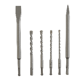 DEXTER CONCRETE DRILL BIT SET, SCAL 6-12MM 6P SDS PLUS CONNECTION