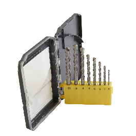 SET 8 DEXTER PRO CONCRETE DRILL BITS DIAM. 4-5-6-8-10 MM, CYLINDRICAL SHANK