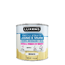 LUXENS WOOD PRIMER/WATER WHITE 500ML