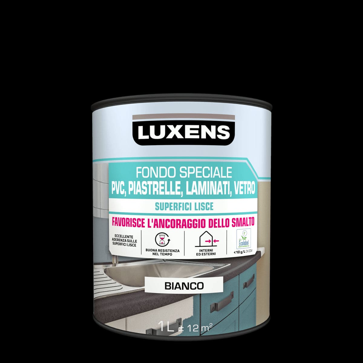 Bricocenter LUXENS PVC MELAMINE GLASS TILE PRIMER 1LT