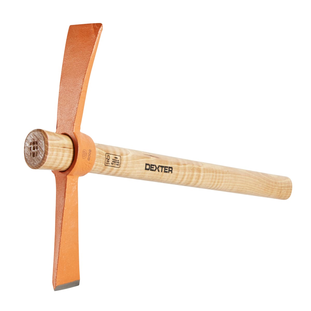 MALEPEGGIO DEXTER MASONRY HAMMER, 500 G WOODEN HANDLE